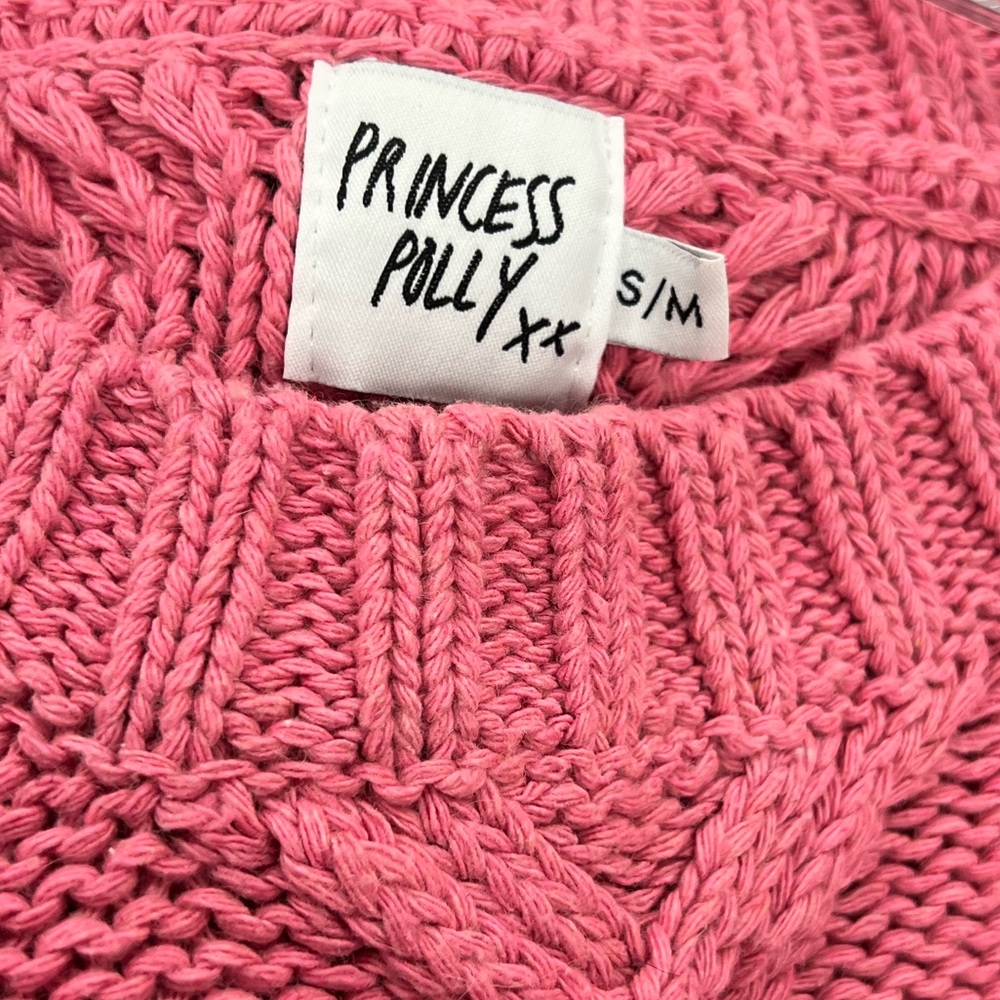 Princess Polly Vibrant Pink Knit Sweater